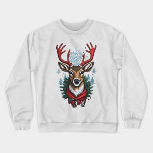 XMas Raindeer Crewneck Sweatshirt